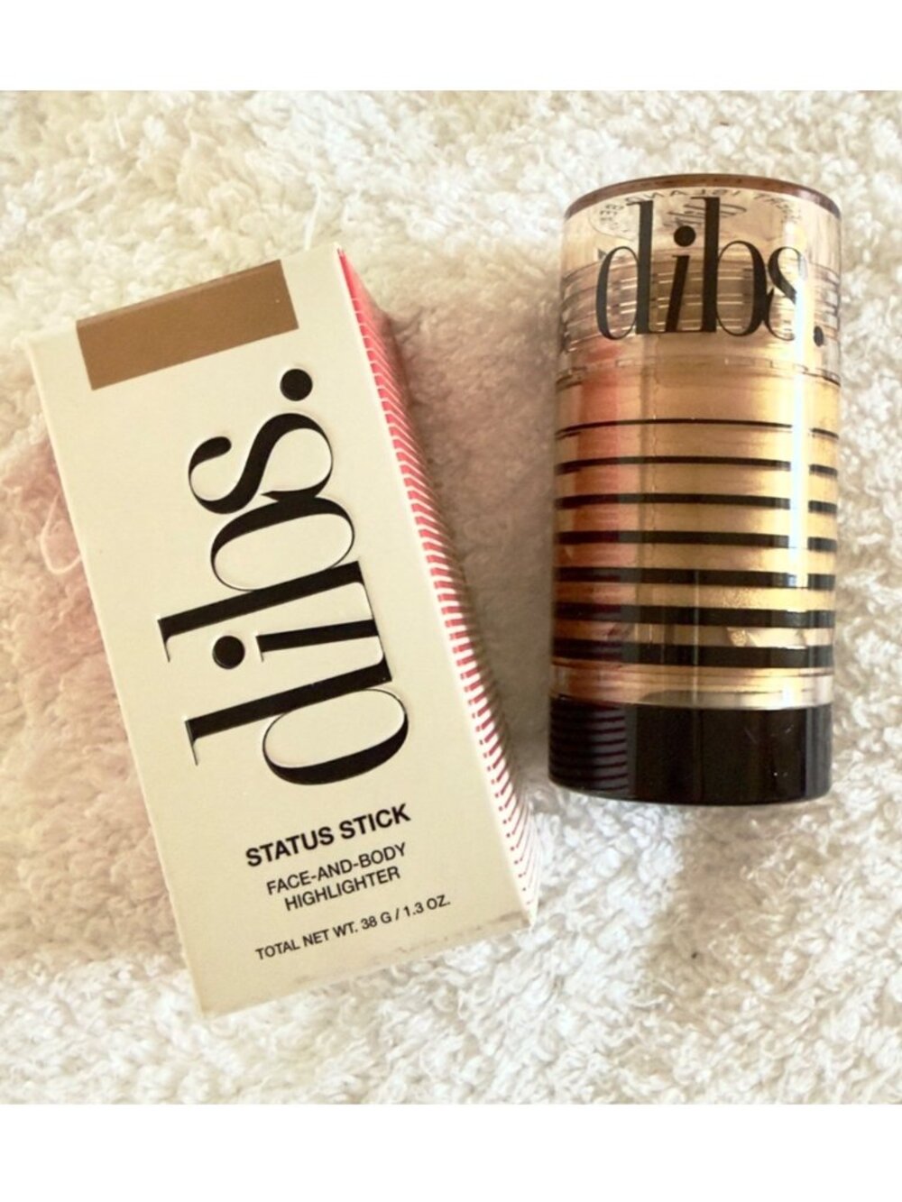 DIBS Status Stick Face and Body Highlighter Good Life Gold 38g - Picture 1 of 9